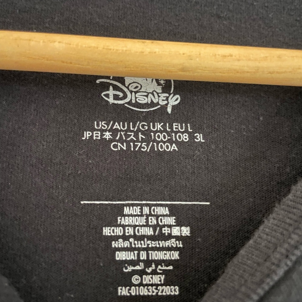 Disney Classic Black Short Sleeve Tee - Picture 3 of 4